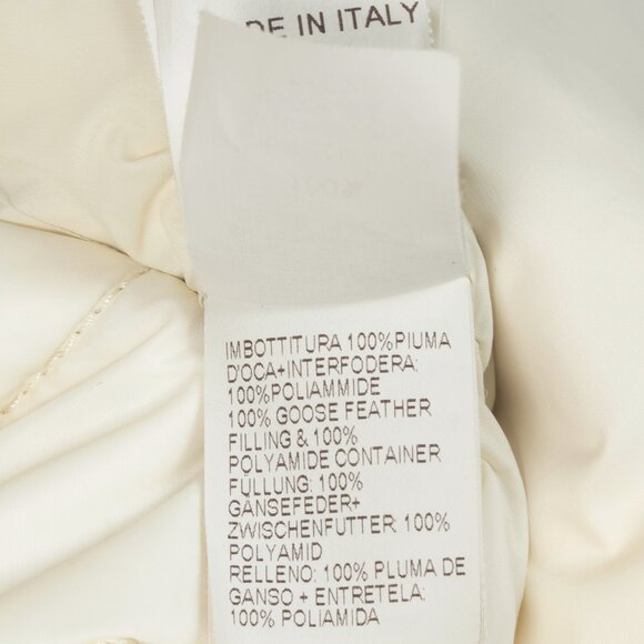 Brunello Cucinelli SS/15 Ecru Taffeta Quilted Down Vest - Picture 12 of 13